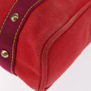 LOUIS VUITTON Antigua Cabas MM Tote Bag Red M40034 LV Auth ka453-16