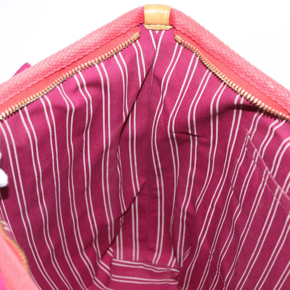 LOUIS VUITTON Antigua Cabas MM Tote Bag Red M40034 LV Auth ka453