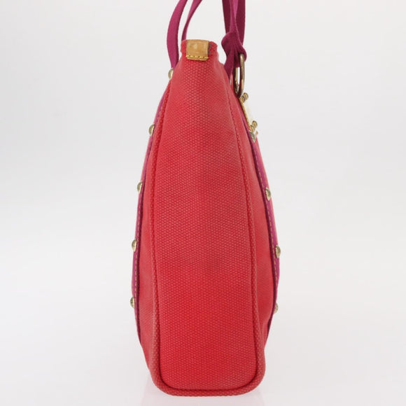 LOUIS VUITTON Antigua Cabas MM Tote Bag Red M40034 LV Auth ka453