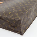 LOUIS VUITTON Monogram Sac Plat Hand Bag M51140 LV Auth ka4531-14