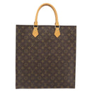 LOUIS VUITTON Monogram Sac Plat Hand Bag M51140 LV Auth ka4531-13