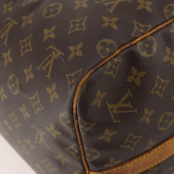 LOUIS VUITTON Monogram Keepall Bandouliere 55 Boston Bag M41414 LV Auth ka4532