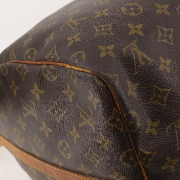 LOUIS VUITTON Monogram Keepall Bandouliere 55 Boston Bag M41414 LV Auth ka4532