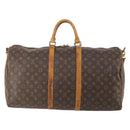 LOUIS VUITTON Monogram Keepall Bandouliere 55 Boston Bag M41414 LV Auth ka4532-2