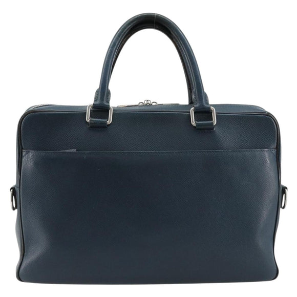 LOUIS VUITTON Taiga Porte Documents Business PDB Tasche Blau M30645 LV Auth ka4533