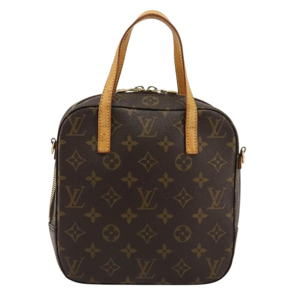 LOUIS VUITTON Monogram Spontini Hand Bag M47500 LV Auth ka4538