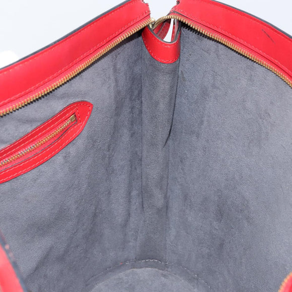 LOUIS VUITTON Epi Saint Jacques Shopping Shoulder Bag Red M52277 LV Auth ka454