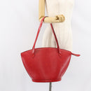LOUIS VUITTON Epi Saint Jacques Shopping Shoulder Bag Red M52277 LV Auth ka454-22