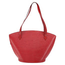 LOUIS VUITTON Epi Saint Jacques Shopping Shoulder Bag Red M52277 LV Auth ka454-2