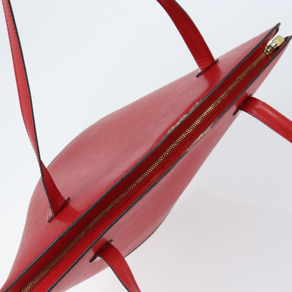 LOUIS VUITTON Epi Saint Jacques Shopping Shoulder Bag Red M52277 LV Auth ka454