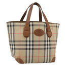 Burberry Nova Check Handtasche Canvas Beige Gold Authentisch ka4541-1
