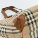Burberry Nova Check Handtasche Canvas Beige Gold Authentisch ka4541-13