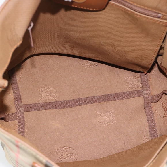 Burberry Nova Check Handtasche Canvas Beige Gold Authentisch ka4541