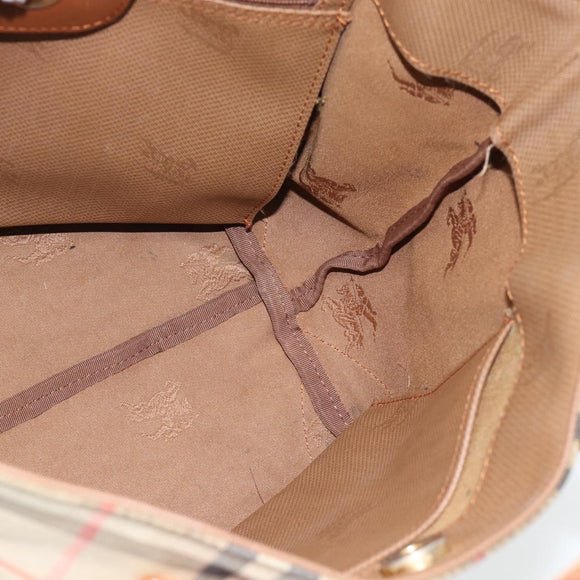 Burberry Nova Check Handtasche Canvas Beige Gold Authentisch ka4541