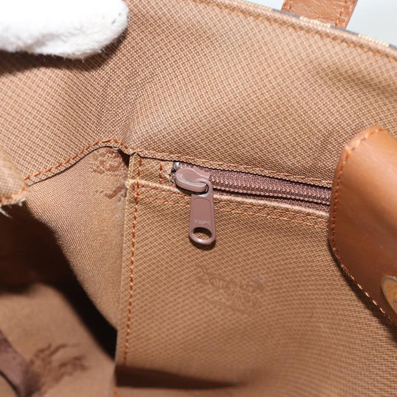 Burberry Nova Check Handtasche Canvas Beige Gold Authentisch ka4541