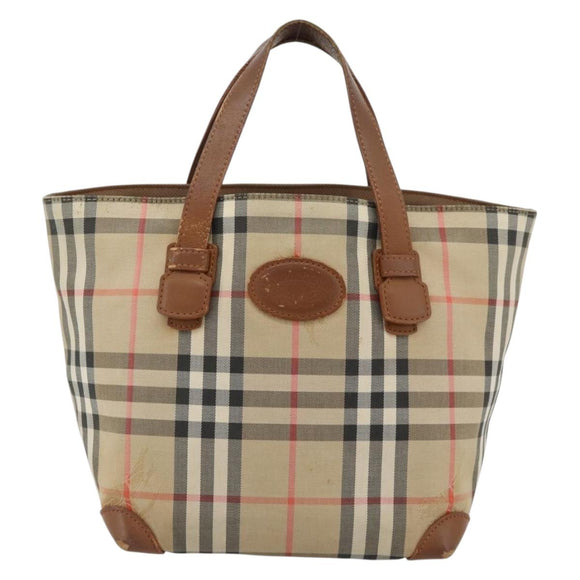 Burberry Nova Check Handtasche Canvas Beige Gold Authentisch ka4541