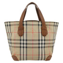 Burberry Nova Check Handtasche Canvas Beige Gold Authentisch ka4541-3