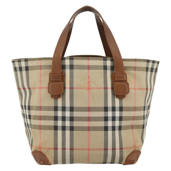 Burberry Nova Check Handtasche Canvas Beige Gold Authentisch ka4541