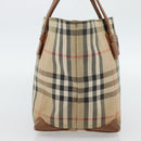 Burberry Nova Check Handtasche Canvas Beige Gold Authentisch ka4541-4