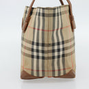 Burberry Nova Check Handtasche Canvas Beige Gold Authentisch ka4541-5