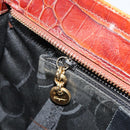 Salvatore Ferragamo Shoulder Bag Leather Brown Gold Auth ka4542-21