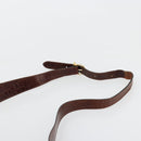 Salvatore Ferragamo Shoulder Bag Leather Brown Gold Auth ka4542-8