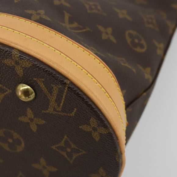 LOUIS VUITTON Monogram Bucket PM Shoulder Bag M42238 LV Auth ka4543