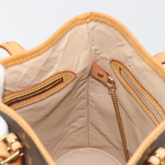LOUIS VUITTON Monogram Bucket PM Shoulder Bag M42238 LV Auth ka4543