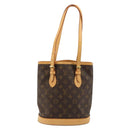 LOUIS VUITTON Monogram Bucket PM Shoulder Bag M42238 LV Auth ka4543-2