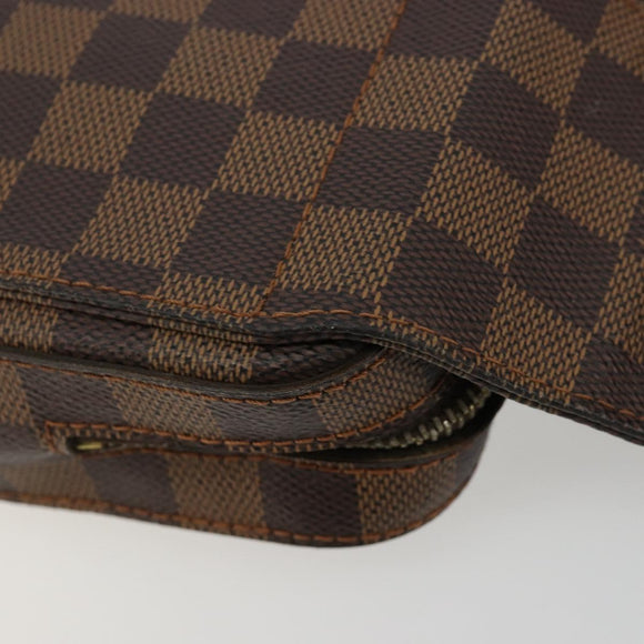 LOUIS VUITTON Damier Ebene Geronimos Shoulder Bag N51994 LV Auth ka4546A