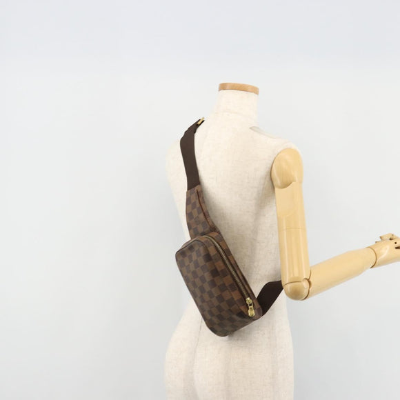 LOUIS VUITTON Damier Ebene Geronimos Shoulder Bag N51994 LV Auth ka4546A