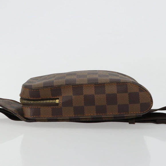 LOUIS VUITTON Damier Ebene Geronimos Shoulder Bag N51994 LV Auth ka4546A