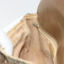GUCCI GG Plus Supreme Shoulder Bag PVC Beige Gold Auth ka4547-20