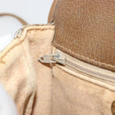 GUCCI GG Plus Supreme Shoulder Bag PVC Beige Gold Auth ka4547-21