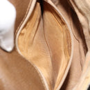 GUCCI GG Plus Supreme Shoulder Bag PVC Beige Gold Auth ka4547-22