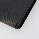 LOUIS VUITTON Epi Pochette Accessoires Accessory Pouch Black M52982 Auth ka4548A-14