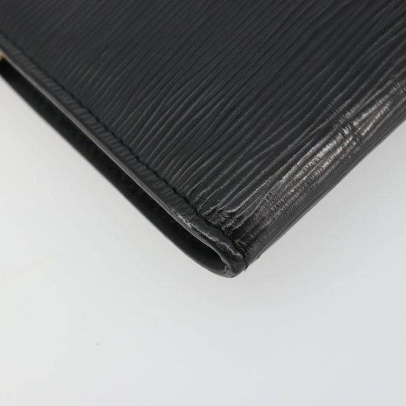LOUIS VUITTON Epi Pochette Accessoires Accessory Pouch Black M52982 Auth ka4548A