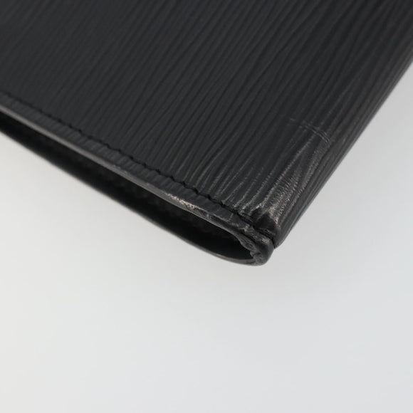 LOUIS VUITTON Epi Pochette Accessoires Accessory Pouch Black M52982 Auth ka4548A