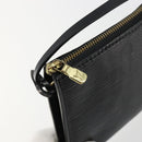 LOUIS VUITTON Epi Pochette Accessoires Accessory Pouch Black M52982 Auth ka4548A-10