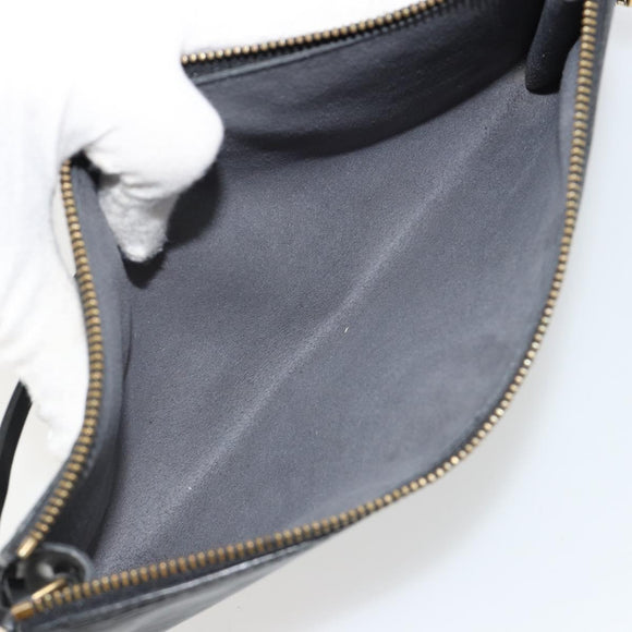 LOUIS VUITTON Epi Pochette Accessoires Accessory Pouch Black M52982 Auth ka4548A