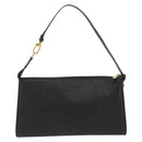 LOUIS VUITTON Epi Pochette Accessoires Accessory Pouch Black M52982 Auth ka4548A-2