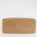 LOUIS VUITTON Monogram Vernis Reade PM Hand Bag Beige M91334 LV Auth ka455-6