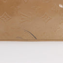 LOUIS VUITTON Monogram Vernis Reade PM Hand Bag Beige M91334 LV Auth ka455-7