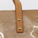 LOUIS VUITTON Monogram Vernis Reade PM Hand Bag Beige M91334 LV Auth ka455-18