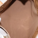 LOUIS VUITTON Monogram Vernis Reade PM Hand Bag Beige M91334 LV Auth ka455-11