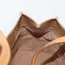 LOUIS VUITTON Monogram Vernis Reade PM Hand Bag Beige M91334 LV Auth ka455-21