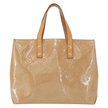 LOUIS VUITTON Monogram Vernis Reade PM Hand Bag Beige M91334 LV Auth ka455 - 0
