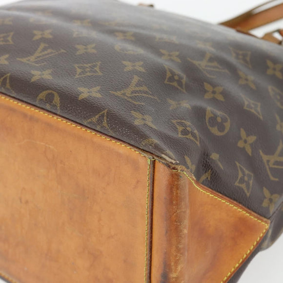 LOUIS VUITTON Monogram Cabas Mezzo Tote Bag M51151 LV Auth ka4550