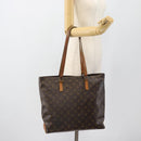 LOUIS VUITTON Monogram Cabas Mezzo Tote Bag M51151 LV Auth ka4550-22