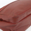 LOUIS VUITTON Challenge Cup Reporter Shoulder Bag Leather Red LV Auth ka4551-15